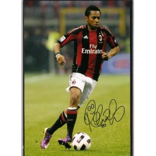 Signed photo of Robinho the AC Milan footballer.